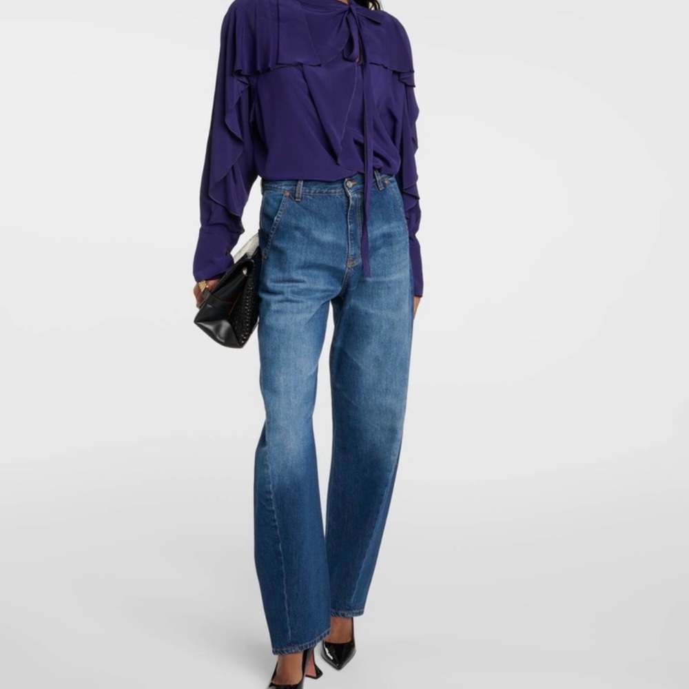 Victoria Beckham Blue Denim Jeans - Picture 2 of 12